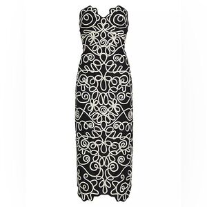 NWT MARA HOFFMAN Stella Dress in Black and White
